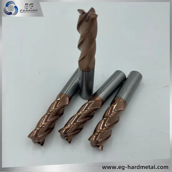 Tungsten Carbide Cobalt Roughing End Mills Wood Aluminum Copper Milling Cutting Tools